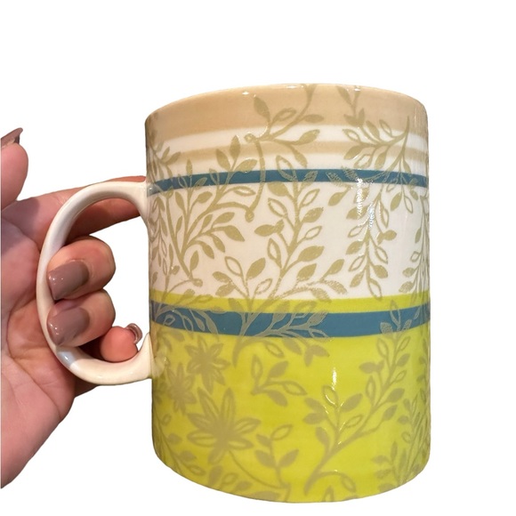 Set of 2 2008 Starbucks lime green coffee mugs - Picture 1 of 6